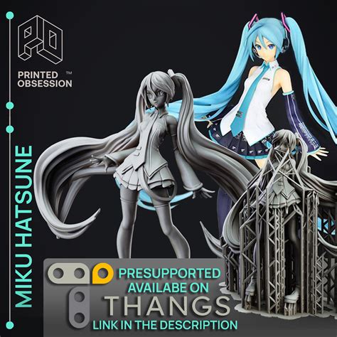 hatsune miku stl|hatsune miku model download.